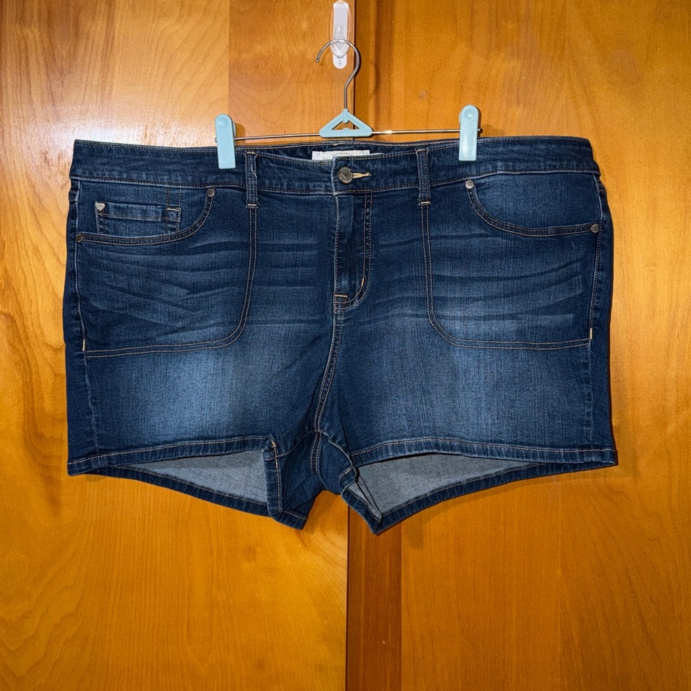 Torrid Deep Indigo Jean Shorts